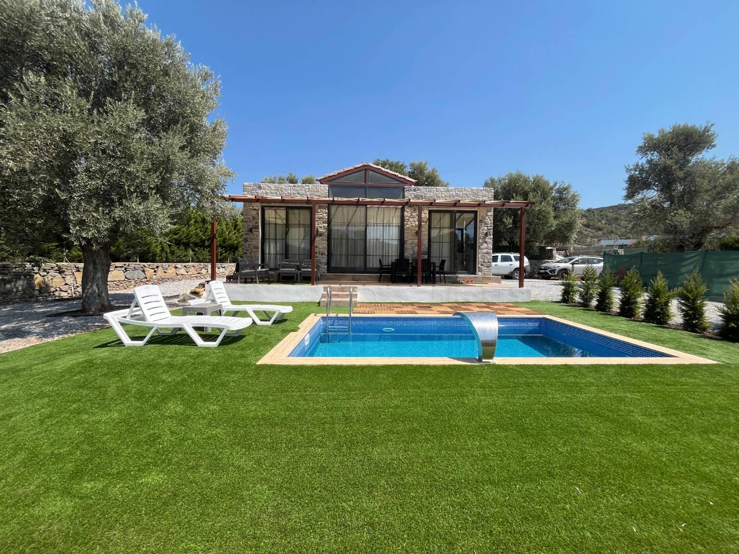 Bodrum Çiftlik'te Doğa İçerisinde, Özel Havuzlu, Konforlu Villa-41269