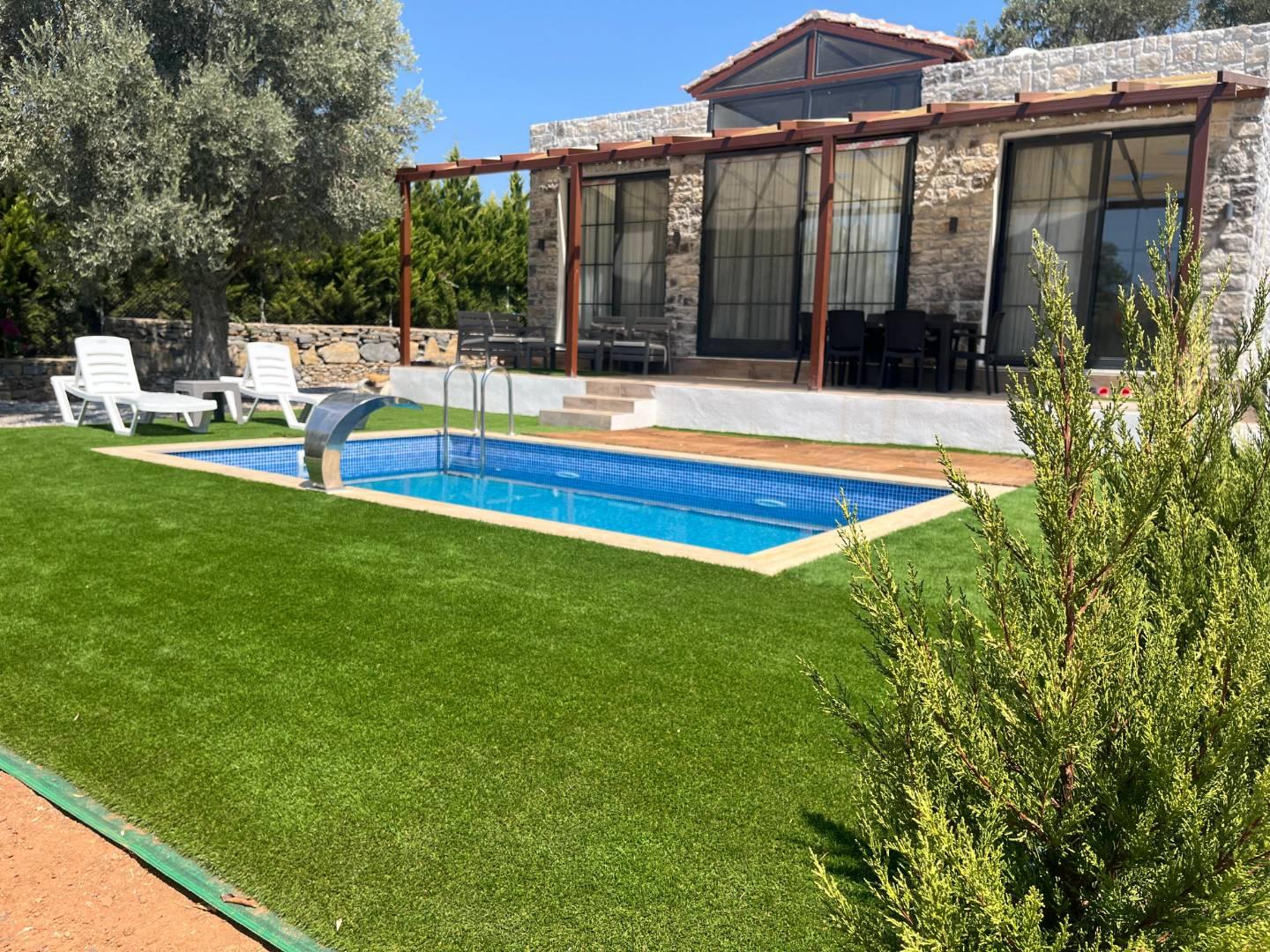 Bodrum Çiftlik'te Doğa İçerisinde, Özel Havuzlu, Konforlu Villa-41269