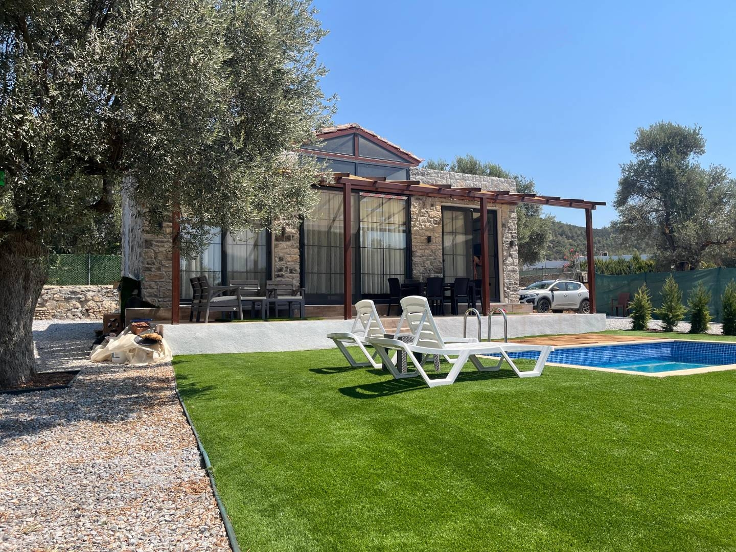 Bodrum Çiftlik'te Doğa İçerisinde, Özel Havuzlu, Konforlu Villa