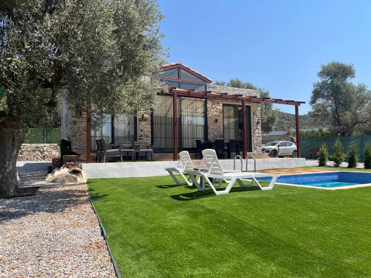 Bodrum Çiftlik'te Doğa İçerisinde, Özel Havuzlu, Konforlu Villa-41269