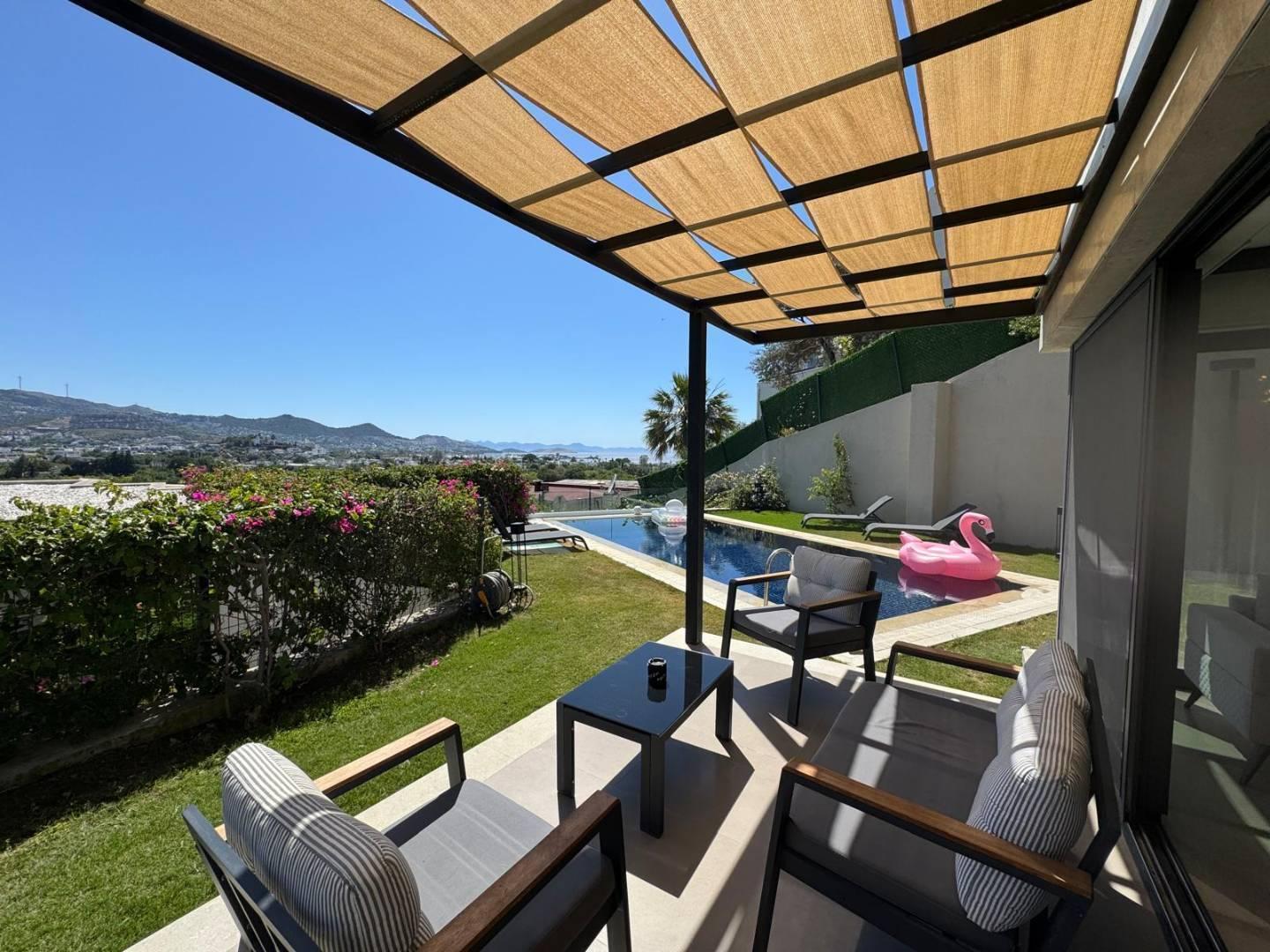 Bodrum Yalıkavak'ta Modern Tasarımlı, Özel Havuzlu, Şık Villa-42508