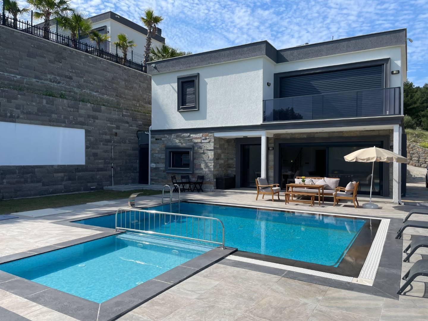 Bodrum Yokuşbaşı'nda Doğayla İç İçe, Özel Havuzlu, 4+1 Villa-42208