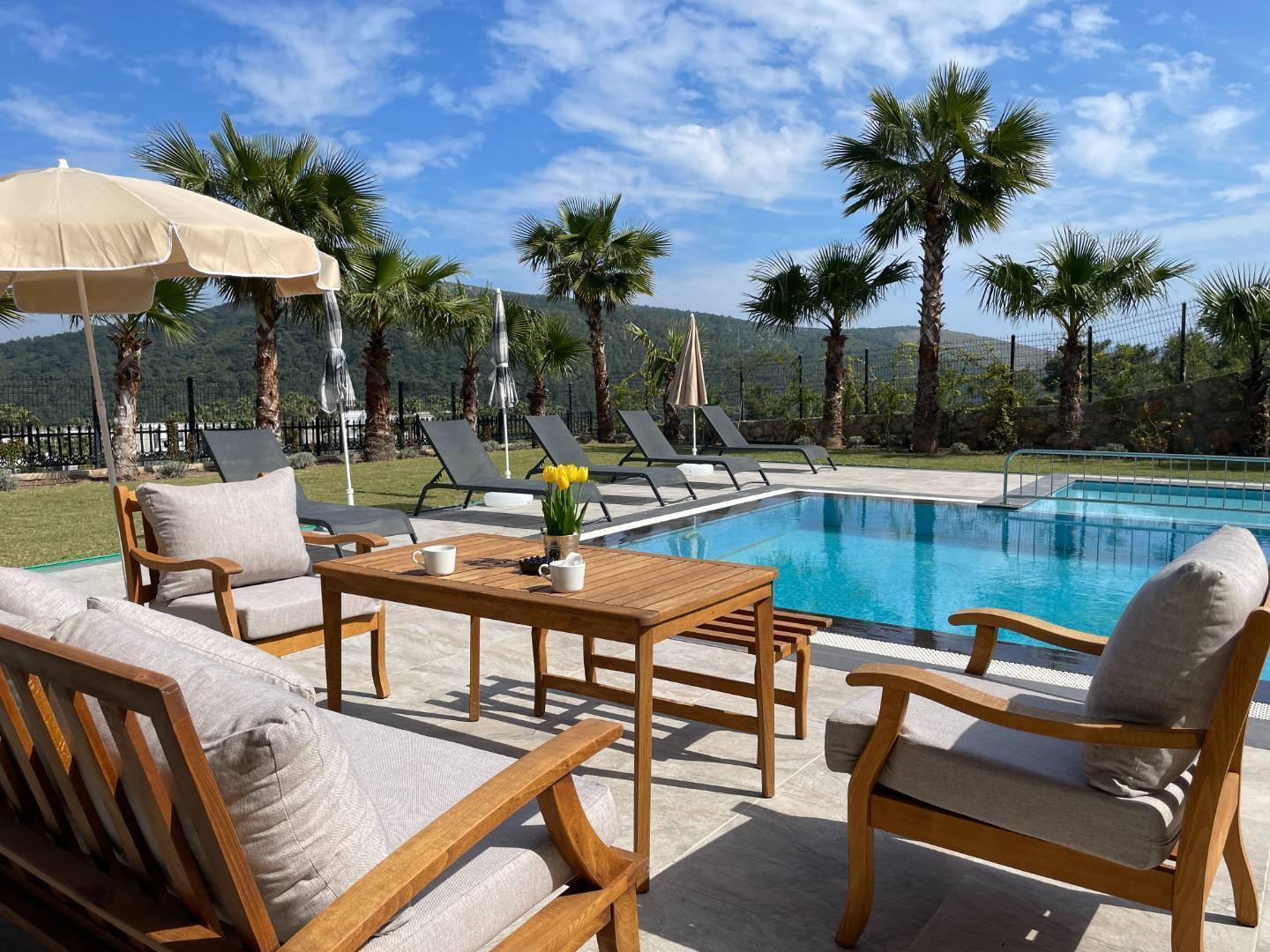 Bodrum Yokuşbaşı'nda Doğayla İç İçe, Özel Havuzlu, 4+1 Villa-42208