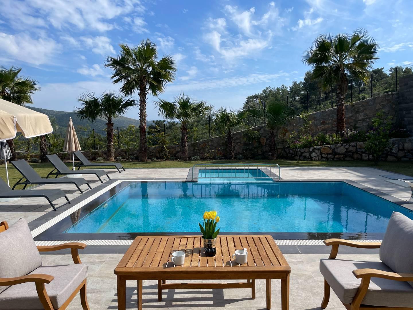 Bodrum Yokuşbaşı'nda Doğayla İç İçe, Özel Havuzlu, 4+1 Villa-42208