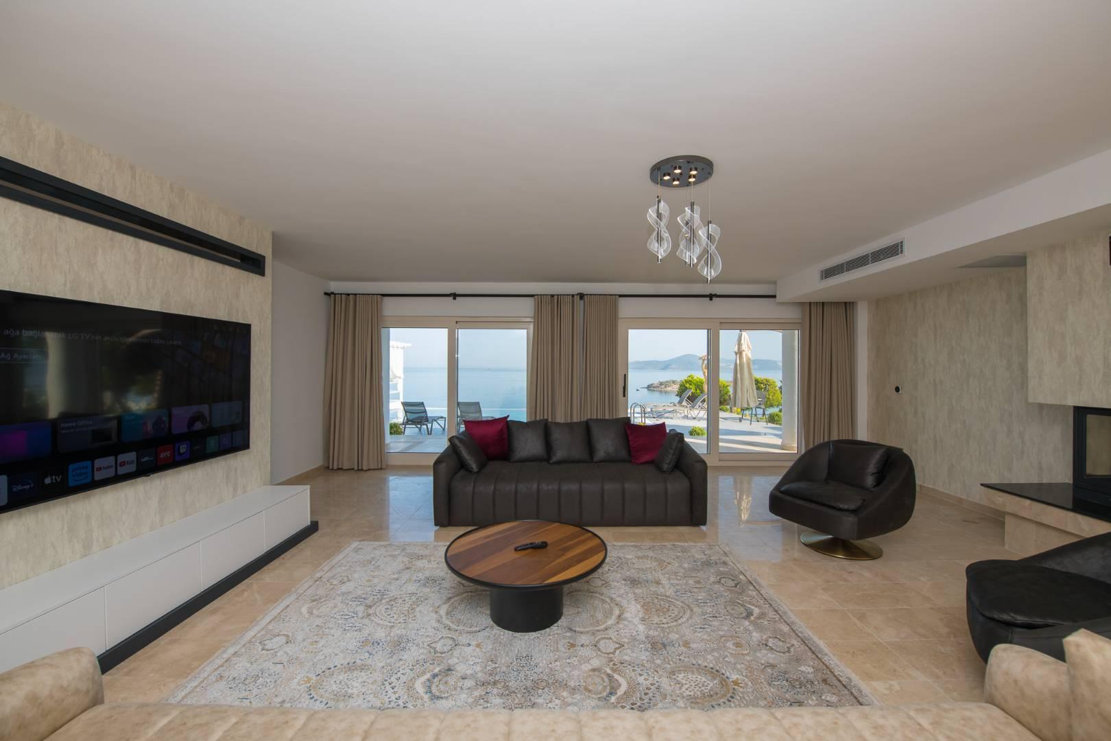 Muğla Bodrum Bölgesinde Doğa Manzaralı, Özel Havuzlu, 12 Kişilik Villa-34915