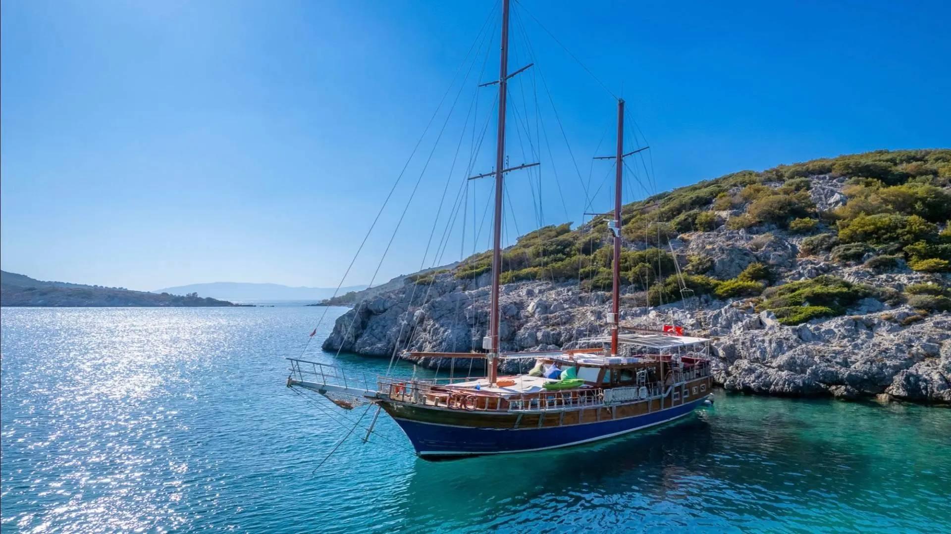 Bodrum'un Eşsiz Maviliklerinde, 22 Metre, 6 Kabinli, Kiralık Gulet-43025