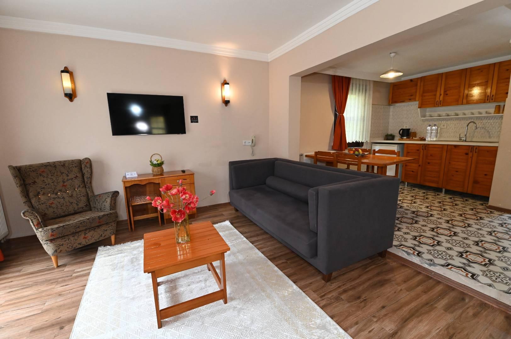 Bolu Abant'ta Tesis İçerisinde, Kapalı Ortak Havuzlu, 2+1 Villa-40755