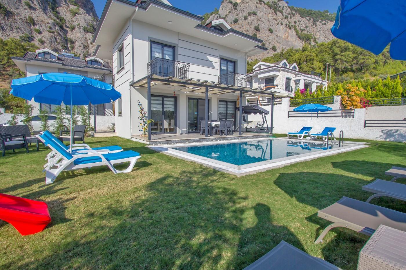 Fethiye Göcek'te Muhteşem Doğa İçerisinde, Özel Havuzlu, Lüks Villa-16143