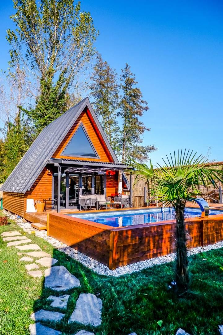 Sapanca Rüstempaşa'da Isıtmalı Havuzlu, Kahvaltı Dahil, Şık Bungalov-30222