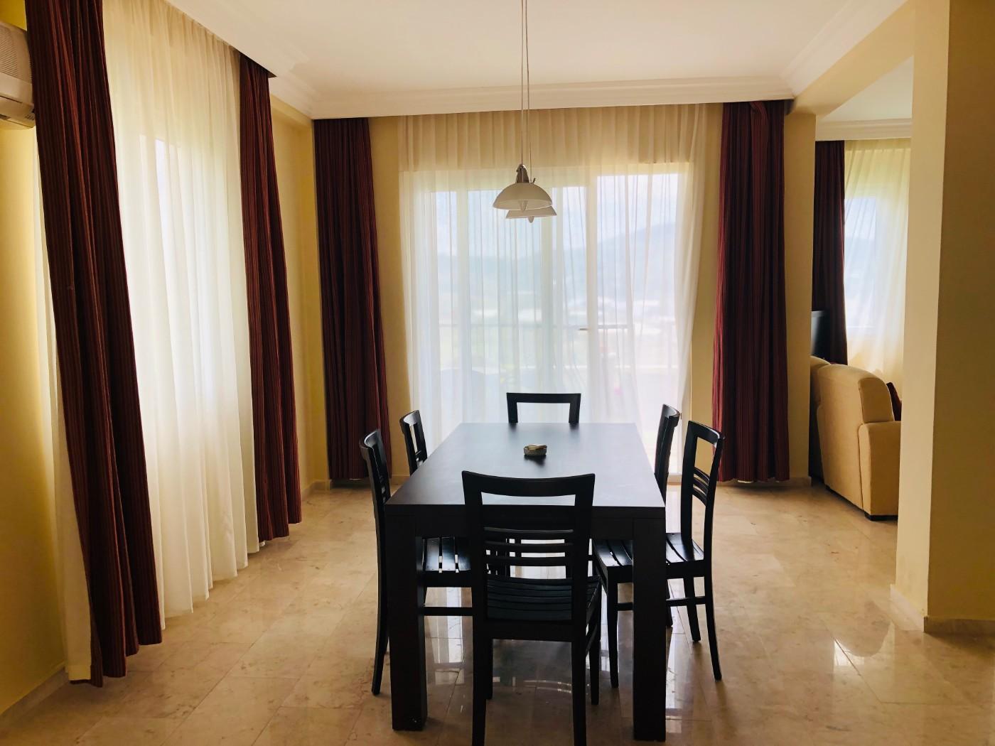 Alanya'da Sosyal Tesis İçerisinde, Aquapark Bulunan, 6 Kişilik Yazlık-15176