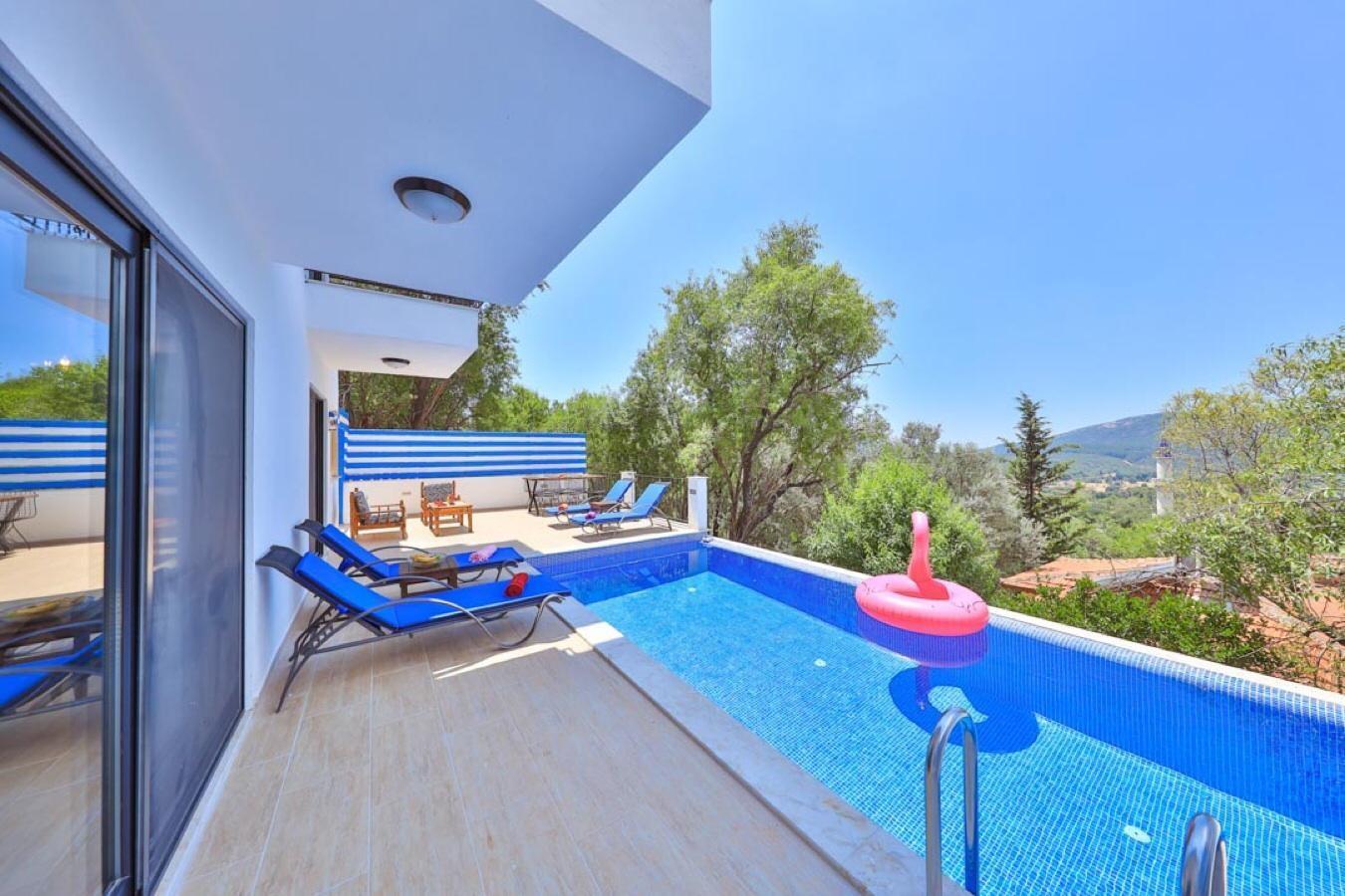 Kaş Çukurbağ'da Huzur Veren Doğada, Özel Havuzlu, Ferah Villa-16468