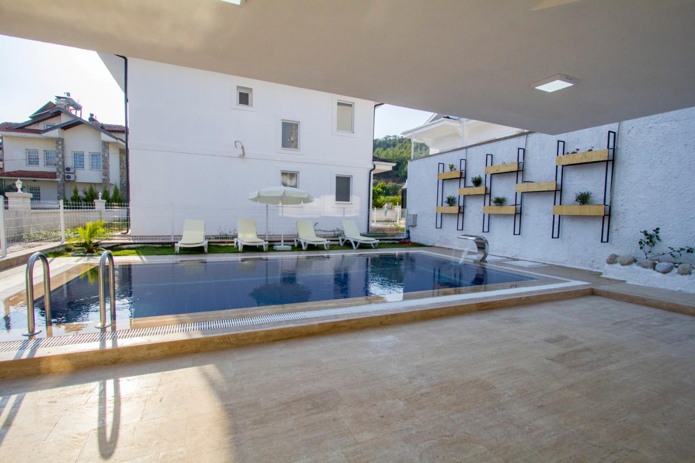 Fethiye Çalış'ta Lüks Tasarımlı, Özel Havuzlu, 8 Kişilik Villa-15355