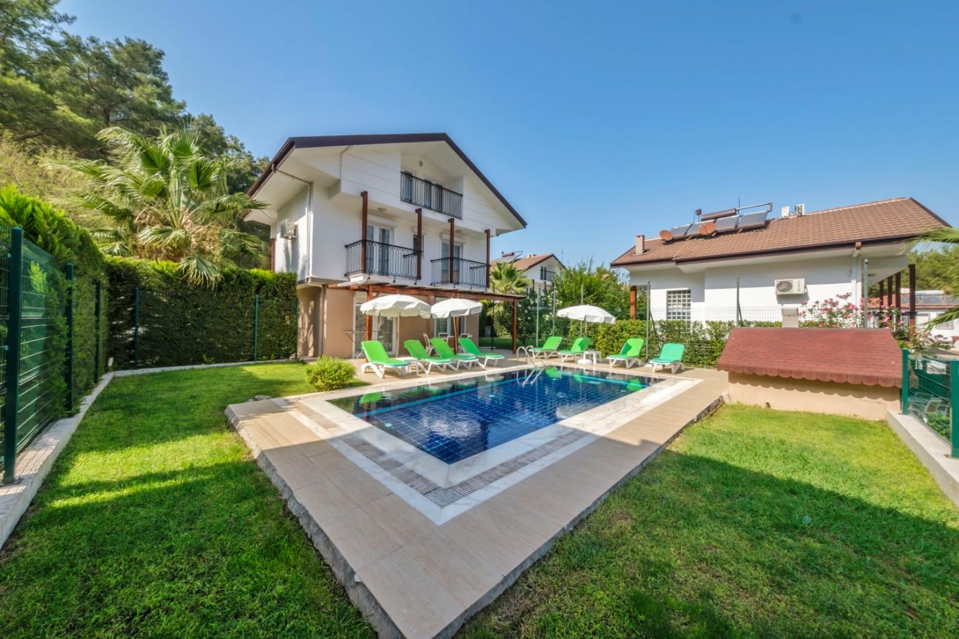 Fethiye'de Ölüdeniz Plajına Yakın, Özel Havuzlu, 8 Kişilik Villa-14050