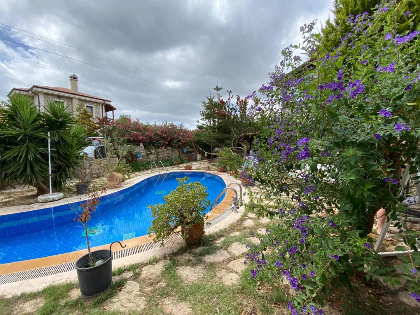 Datça'da Müstakil Bahçeli, Özel Havuzlu, Kiralık Villa-26653