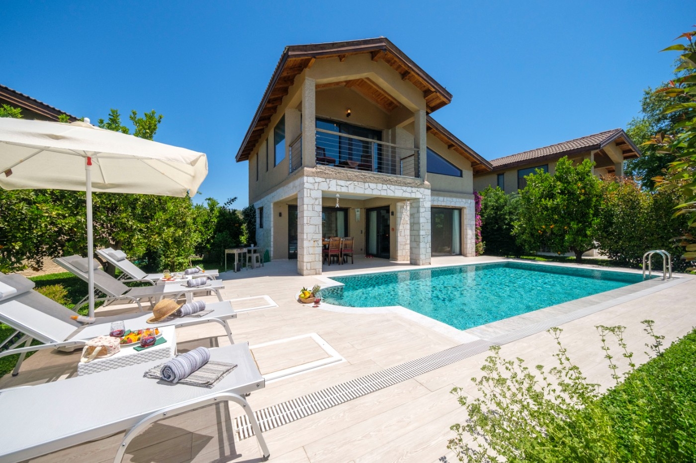 Fethiye Yanıklar'da Gürültüden Uzak, Özel Havuzlu, 4 Kişilik Villa