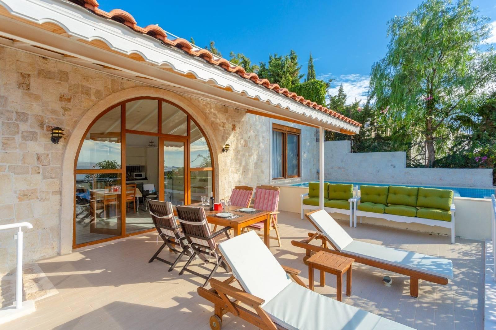 Kaş Andifli'de Doğayla Baş Başa, Özel Havuzlu, Kiralık Villa-38767