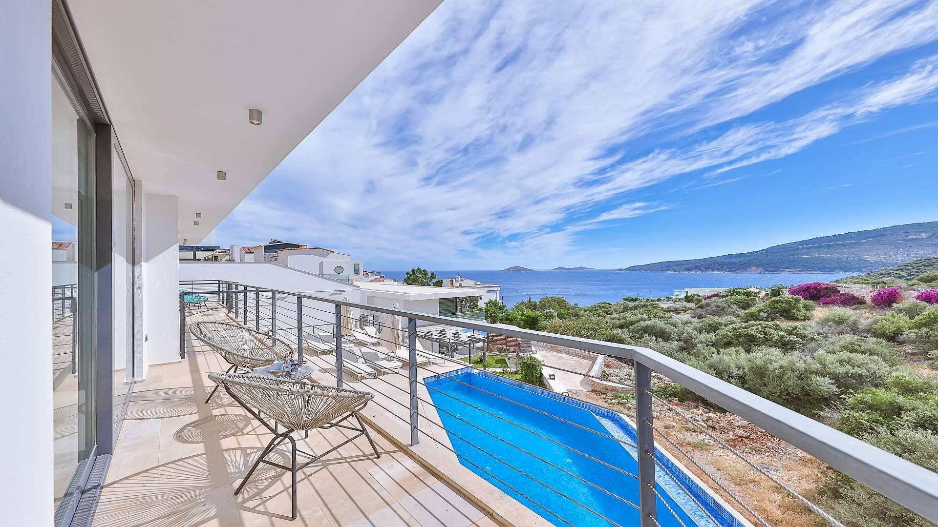 Kaş Kalkan'da Enfes Doğa Manzaralı, Özel Havuzlu, Kiralık Villa-25668