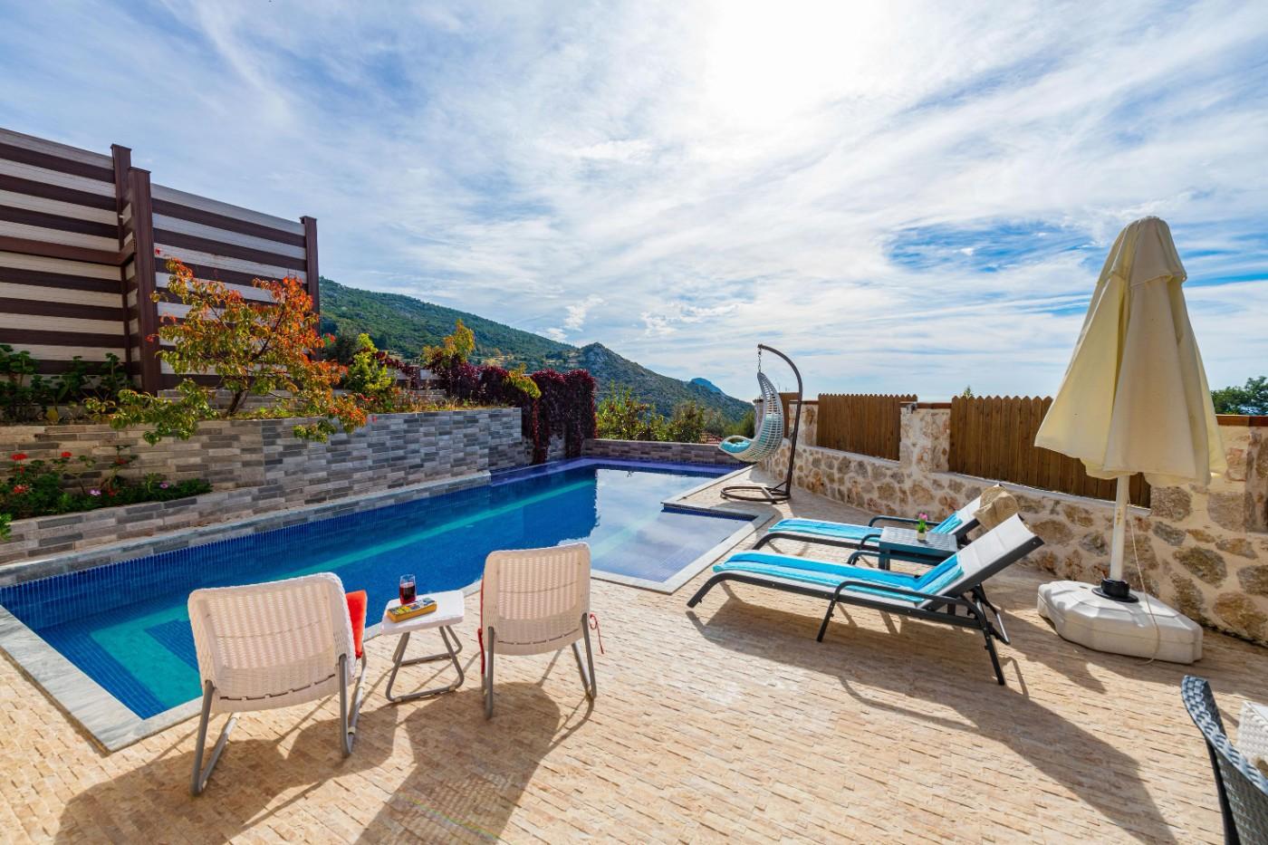 Kaş İslamlar'da Enfes Doğa İçerisinde, Özel Havuzlu, Lüks Villa-23873
