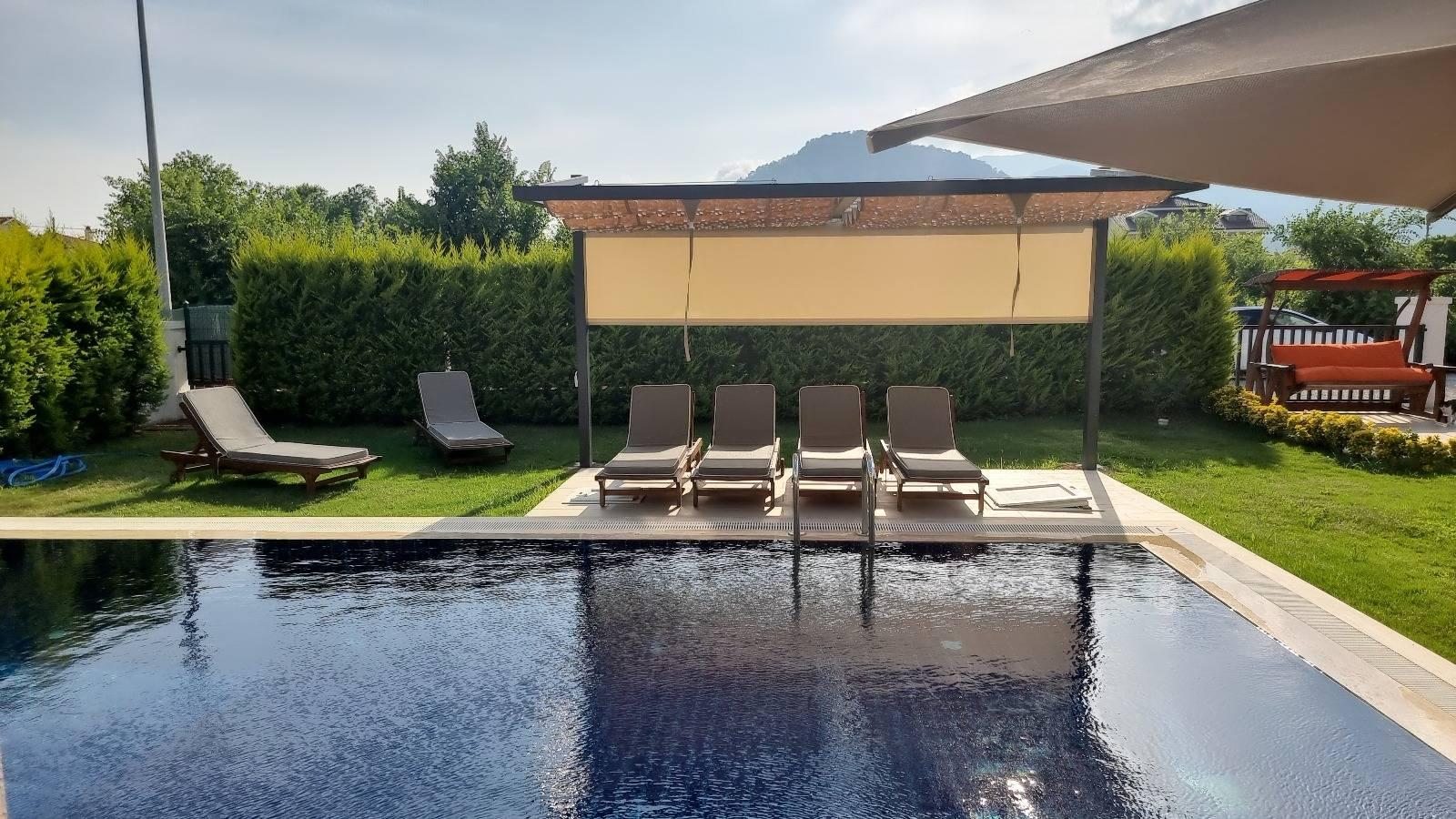 Dalyan'da Merkeze Yürüme Mesafesinde, Özel Havuzlu, 8 Kişilik Villa-24439