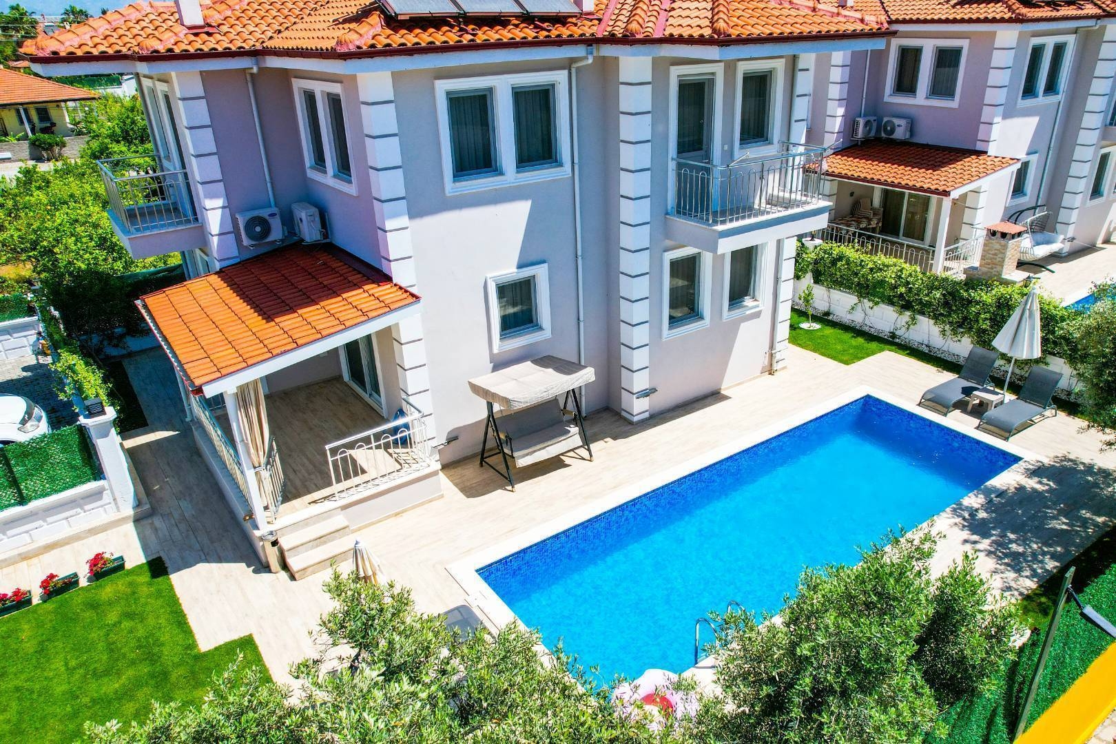 Ortaca Dalyan'da Merkezi Konumda, Özel Havuzlu, 8 Kişilik Villa