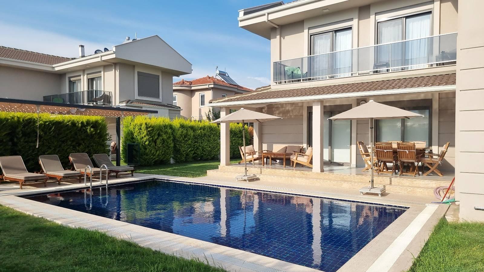 Dalyan'da Muhteşem Doğa Manzaralı, Özel Havuzlu, 8 Kişilik Villa-24438