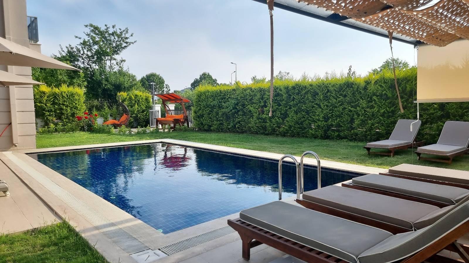 Dalyan'da Muhteşem Doğa Manzaralı, Özel Havuzlu, 8 Kişilik Villa-24438