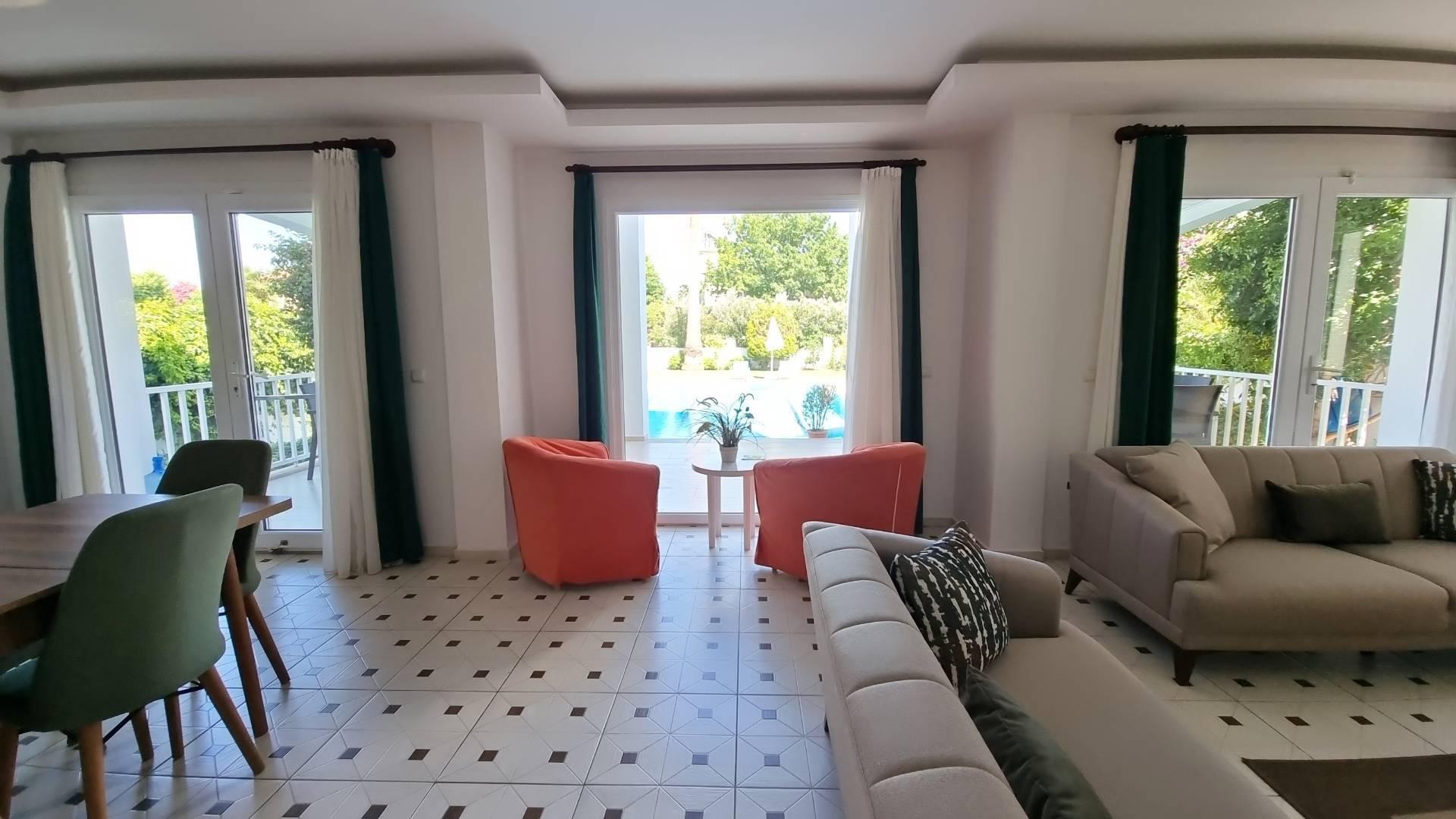 Dalyan'da Sakin Konumda, Özel Havuz ve Bahçeli, Müstakil, Şık Villa-17624