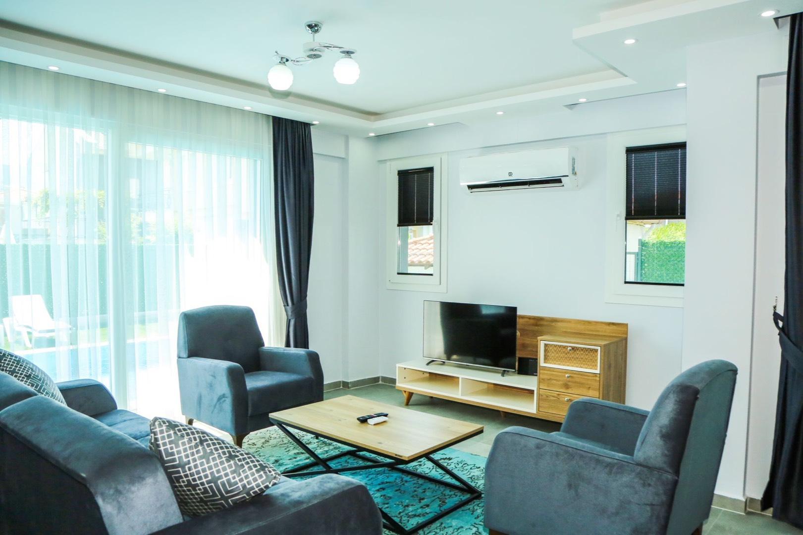 Dalyan Merkez'de Özel Havuzlu ve Geniş Bahçeli, Lüks Kiralık Villa-29314