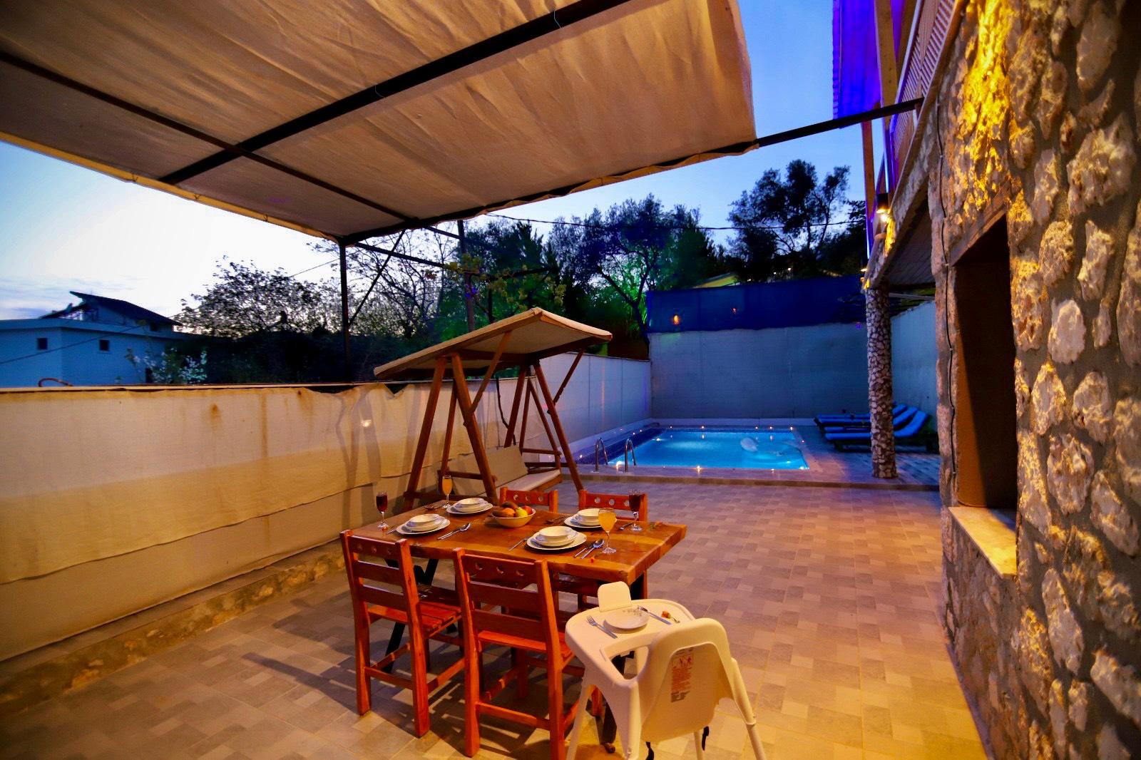 Kaş İslamlar'da Doğa İçerisinde, Özel Havuzlu, Jakuzili Villa-30471