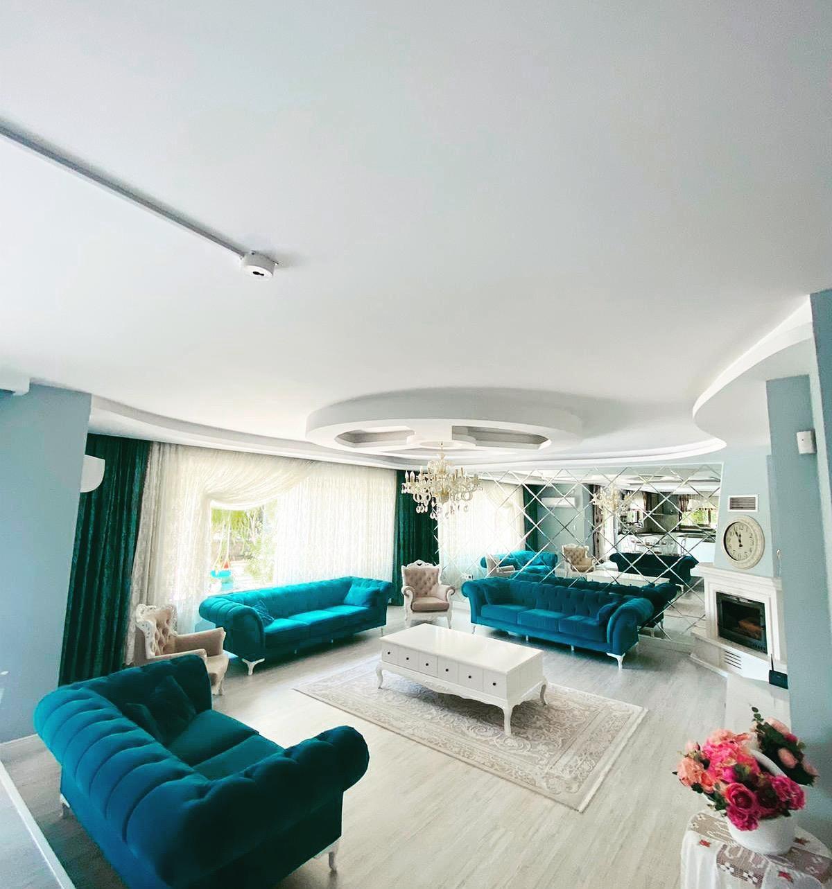 Fethiye Karagedik'te Çocuk Oyun Alanlı, Özel Havuzlu, Kiralık Villa-23592