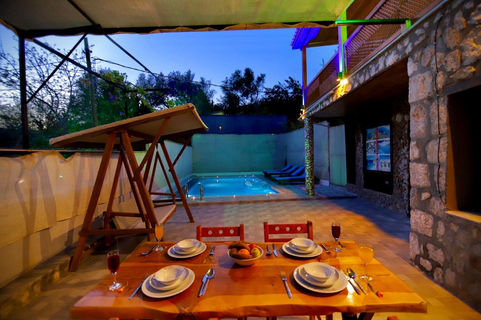Kaş İslamlar'da Doğa İçerisinde, Özel Havuzlu, Jakuzili Villa-30471