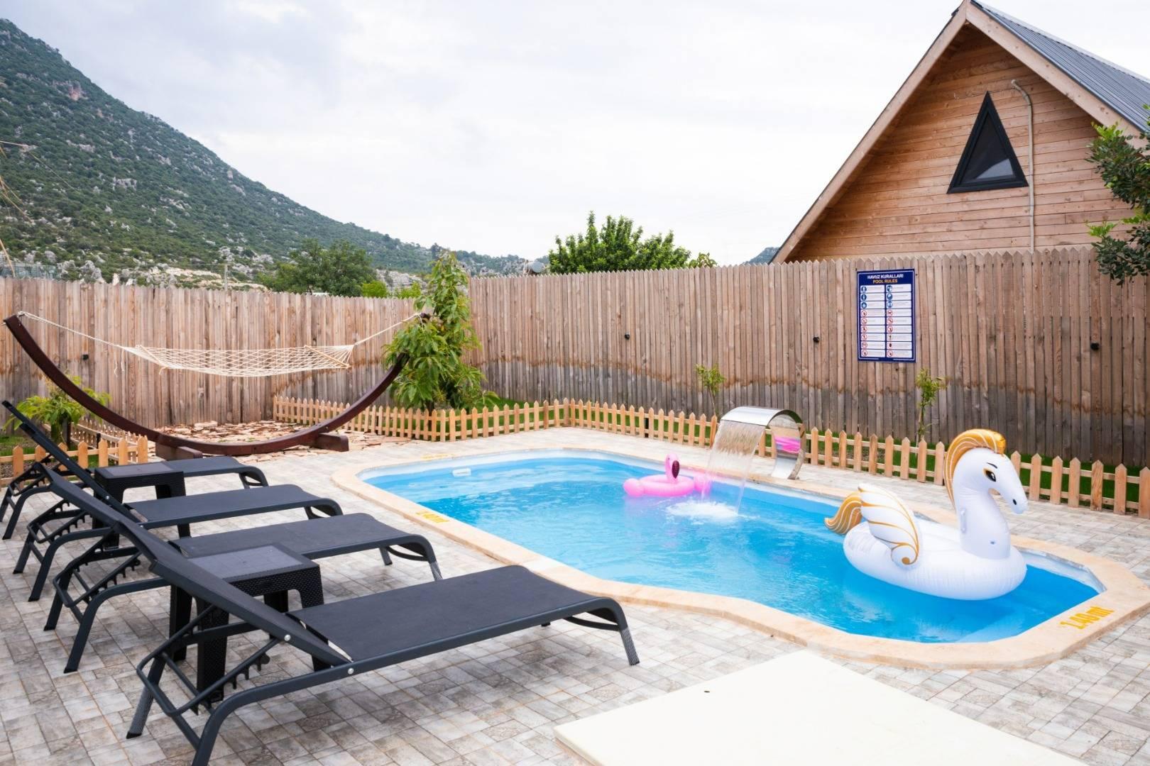 Antalya Demre'de Doğa İçerisinde, Özel Havuzlu, Kiralık Villa-41552