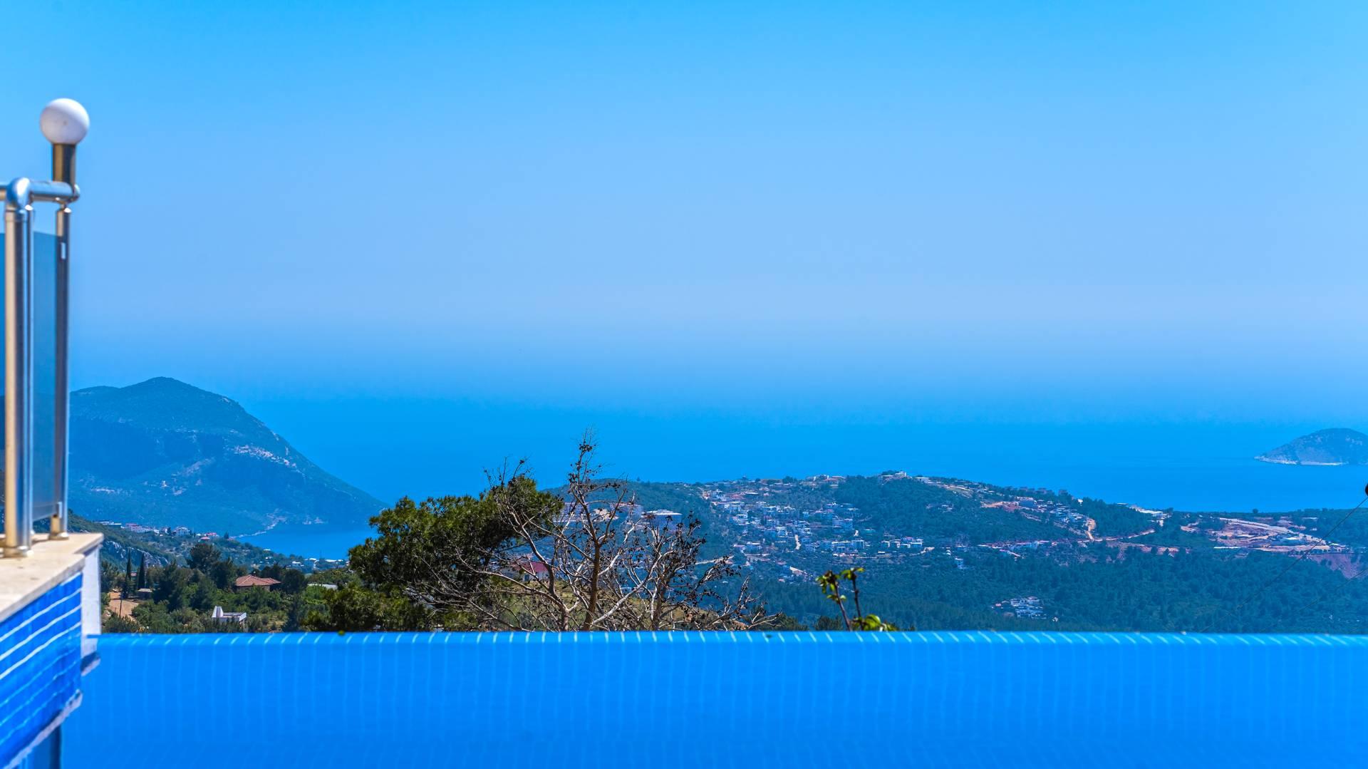 Kaş İslamlar'da Enfes Deniz Manzaralı, Özel Havuzlu, 6 Kişilik Villa-41670