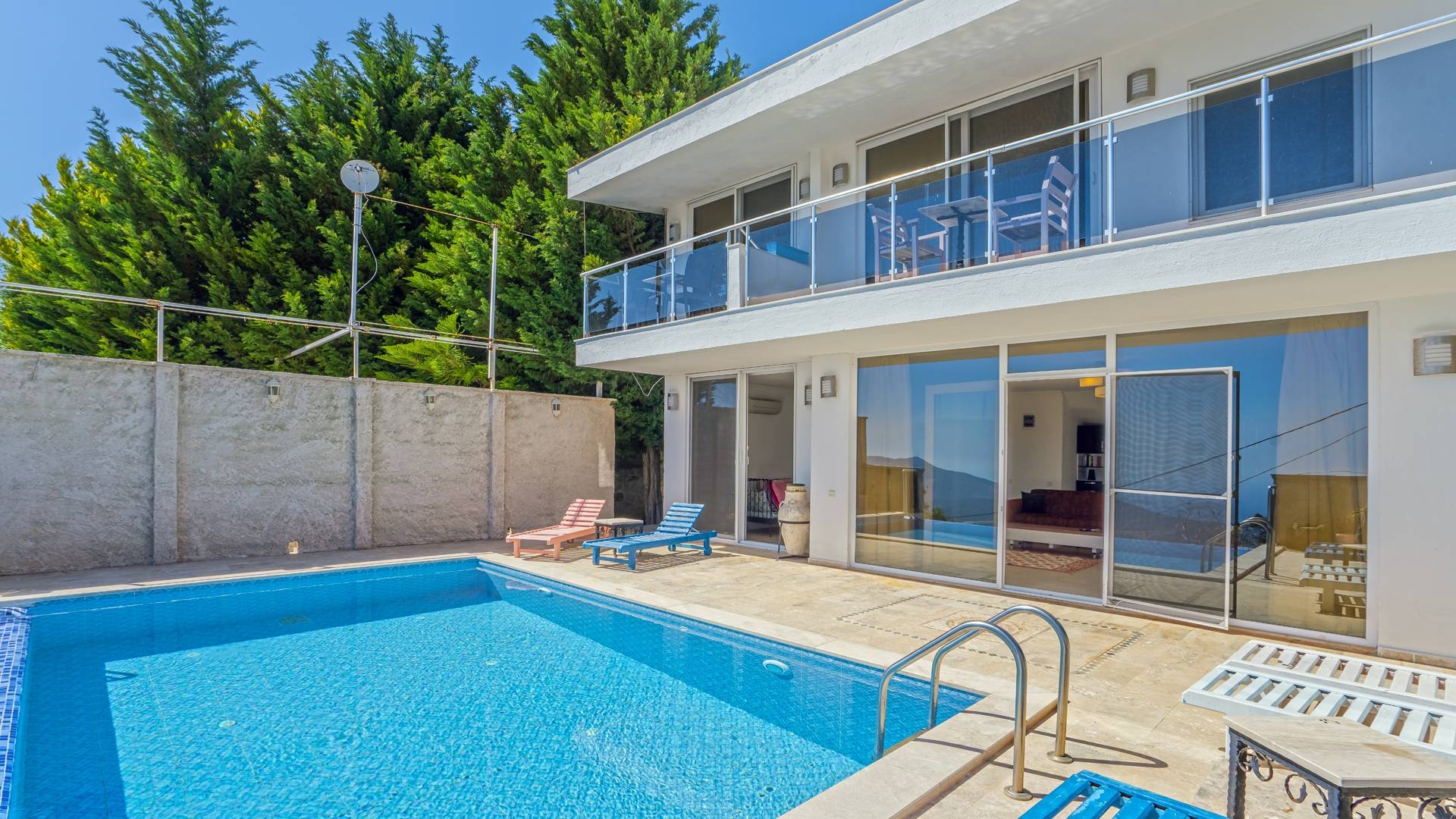 Kaş İslamlar'da Doğayla İç İçe, Özel Havuzlu, 7 Kişilik Villa