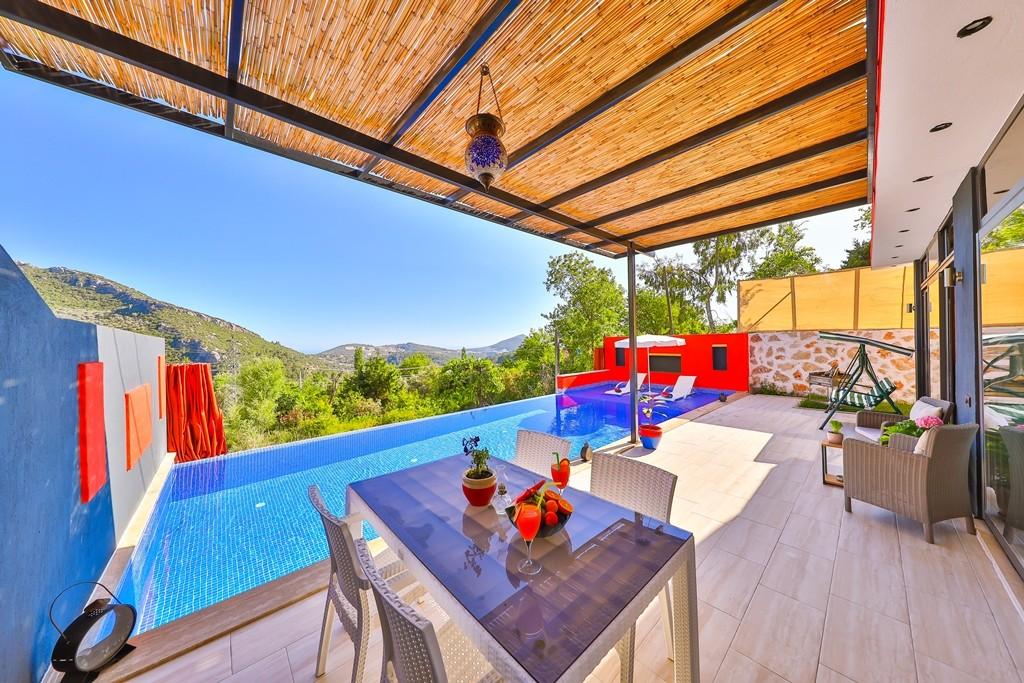 Kaş İslamlar'da Doğa İle İç İçe, Kapalı Havuzlu, Balayı Villası-17786