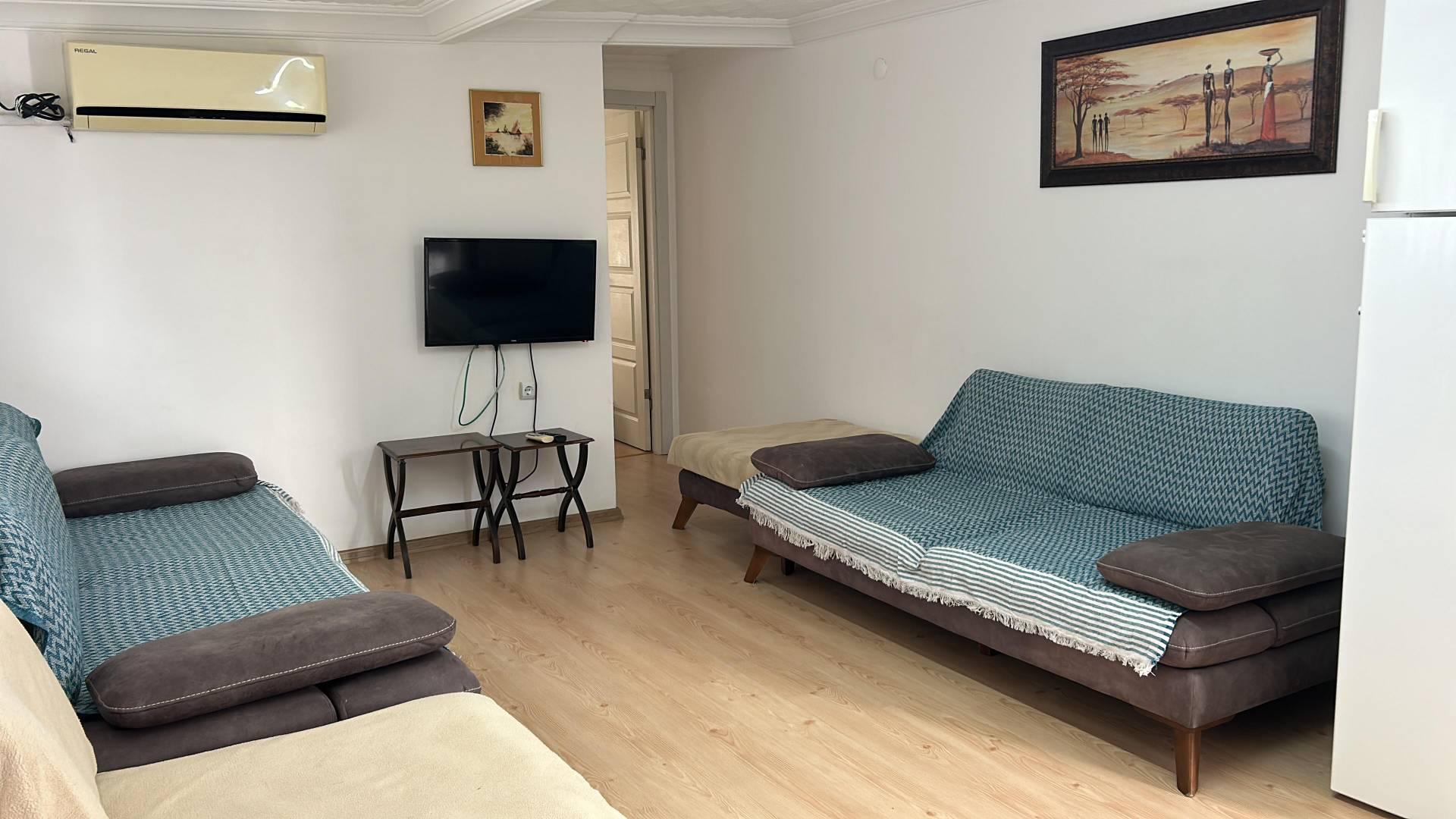 Didim Altınkum'da Merkezi Konumda, 4 Kişilik, 2+1 Suit-43786