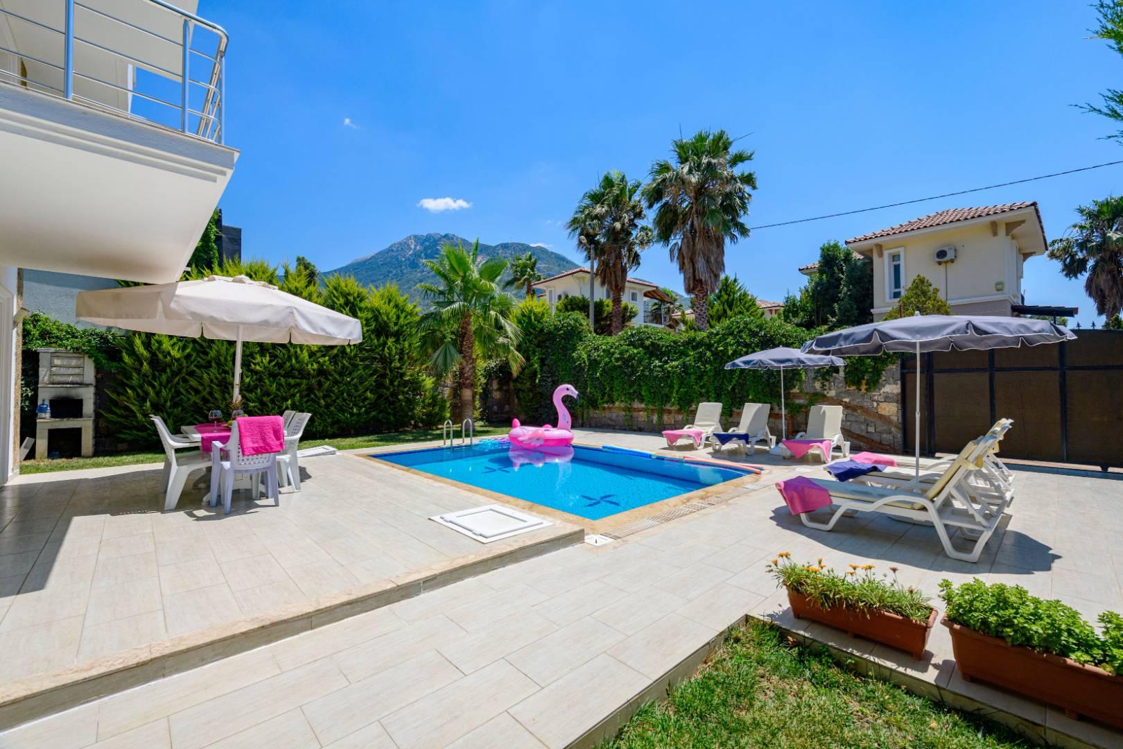 Fethiye Ölüdeniz'de Huzur Dolu Doğada, Özel Havuzlu, Şık Villa-14293