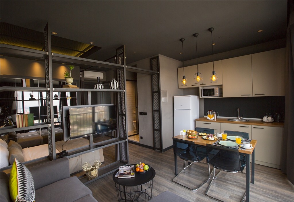 İstanbul Ataşehir'de Modern Tasarıma Sahip, Standart Oda