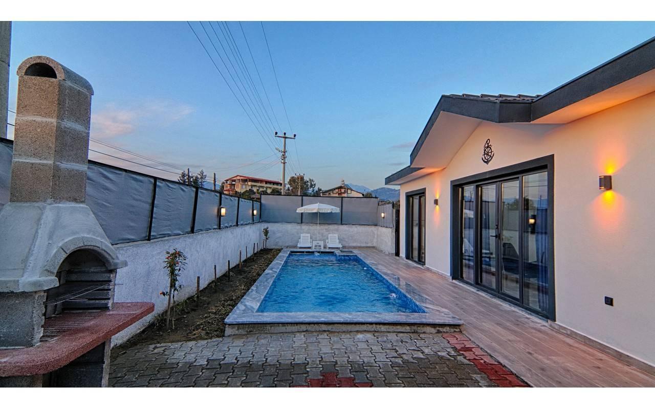 Fethiye Çiftlik'te Bahçeli, Özel Havuzlu, Modern Villa-31133