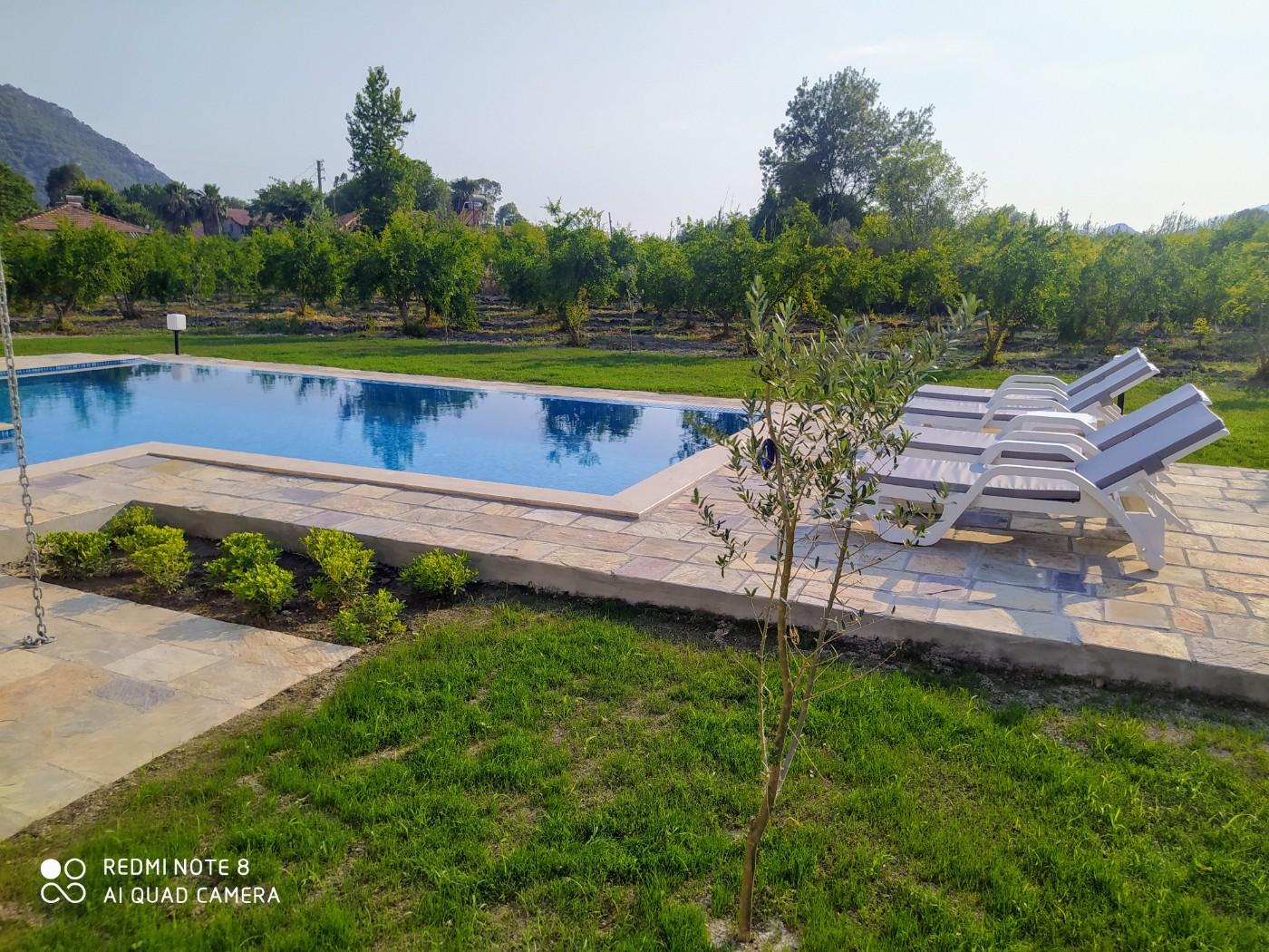 Ortaca Dalyan'da Huzurlu Doğada, Özel Havuzlu, Lüks Kiralık Villa-21607