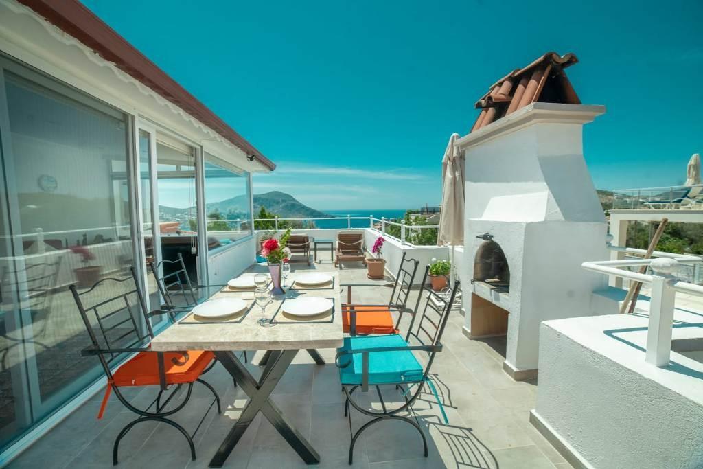 Kaş Kalkan'da Merkeze ve Denize Yakın, Jakuzili, 2 Kişilik Suit-15665