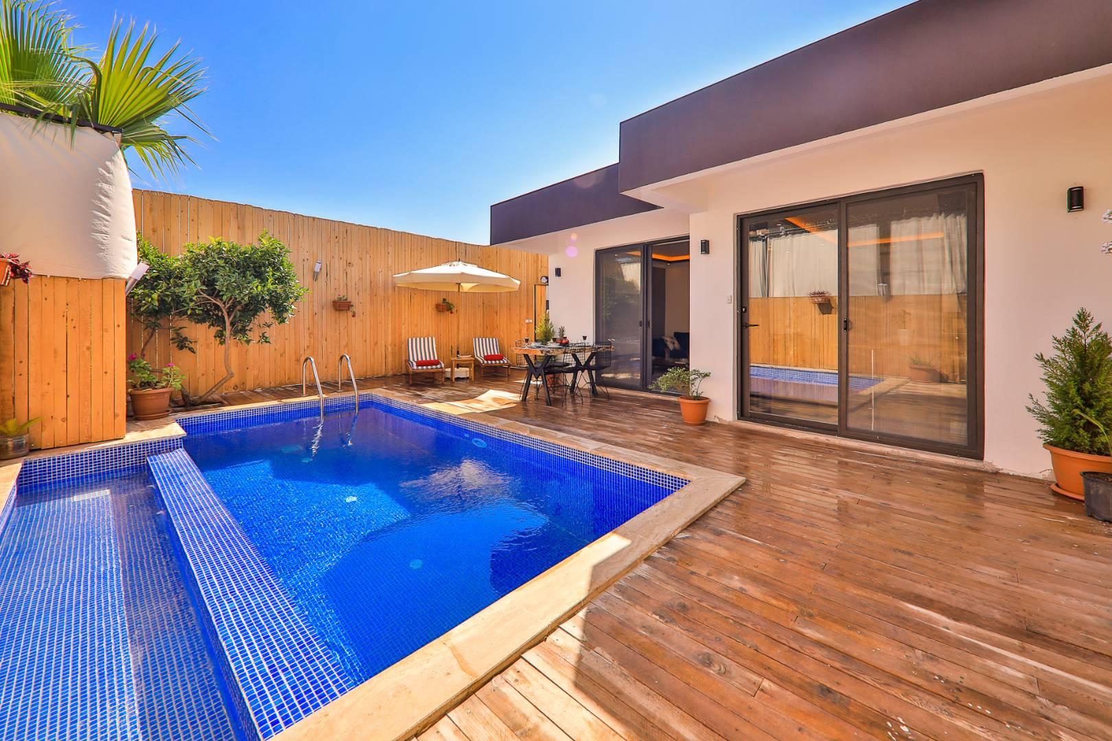 Kaş Patara'da Muhteşem Doğada, Özel Havuzlu, 4 Kişilik, Kiralık Villa-25711