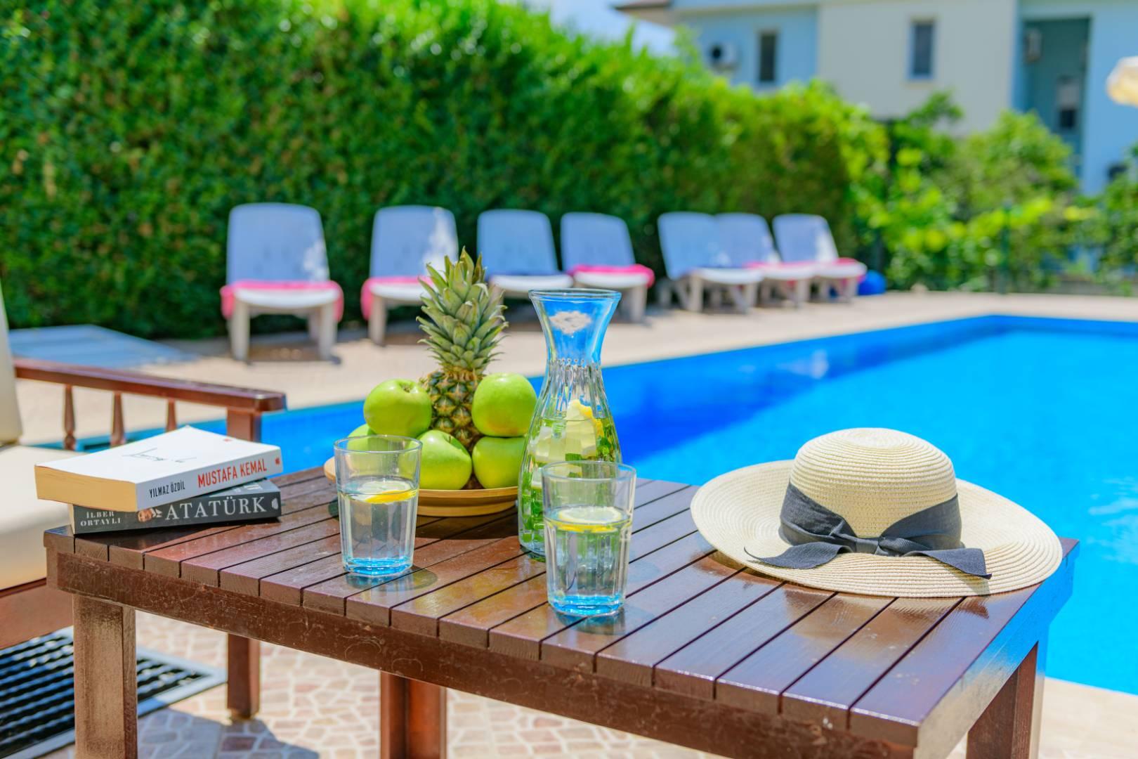 Muğla Fethiye'de Kalabalık Ailelere Uygun, Özel Havuzlu, Tatil Evi-23927