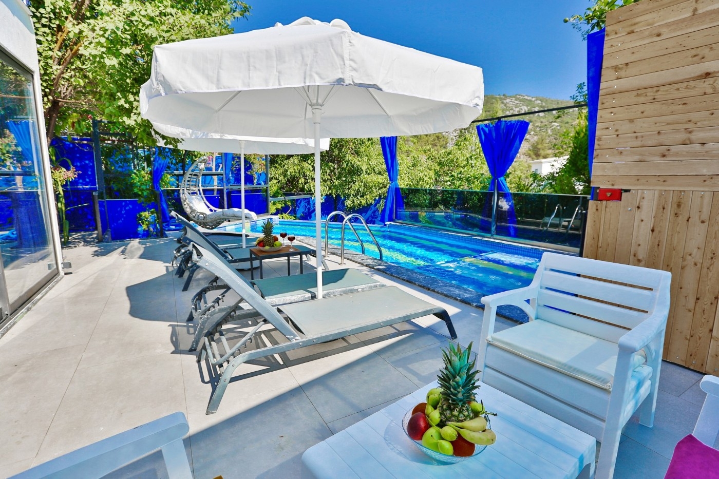 Kaş İslamlar'da Muhteşem Doğa İçerisinde, Özel Havuzlu, Hamamlı Villa