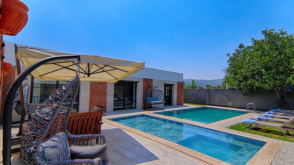 Fethiye Yeşilüzümlü'de Sakin Konumda, Özel Havuzlu, Lüks Villa-29335