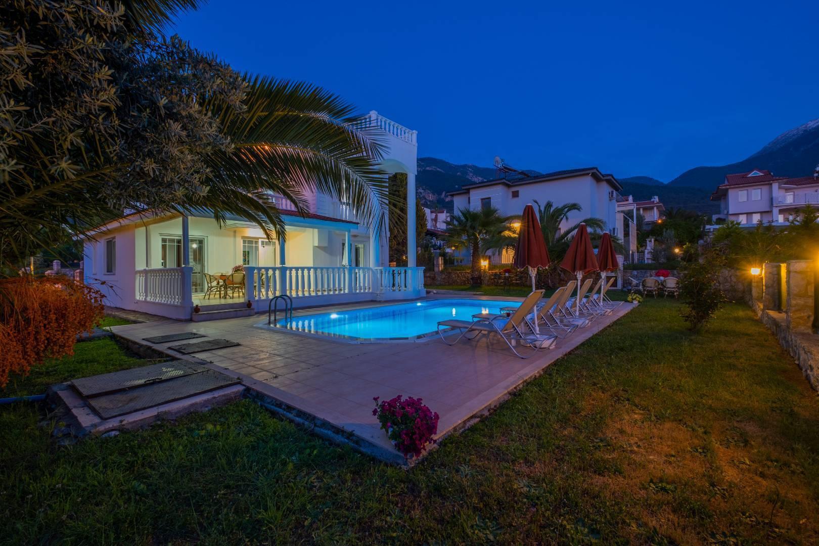Fethiye Ovacık'ta Panoramik Orman Manzaralı, Özel Havuzlu, Lüks Villa-13662
