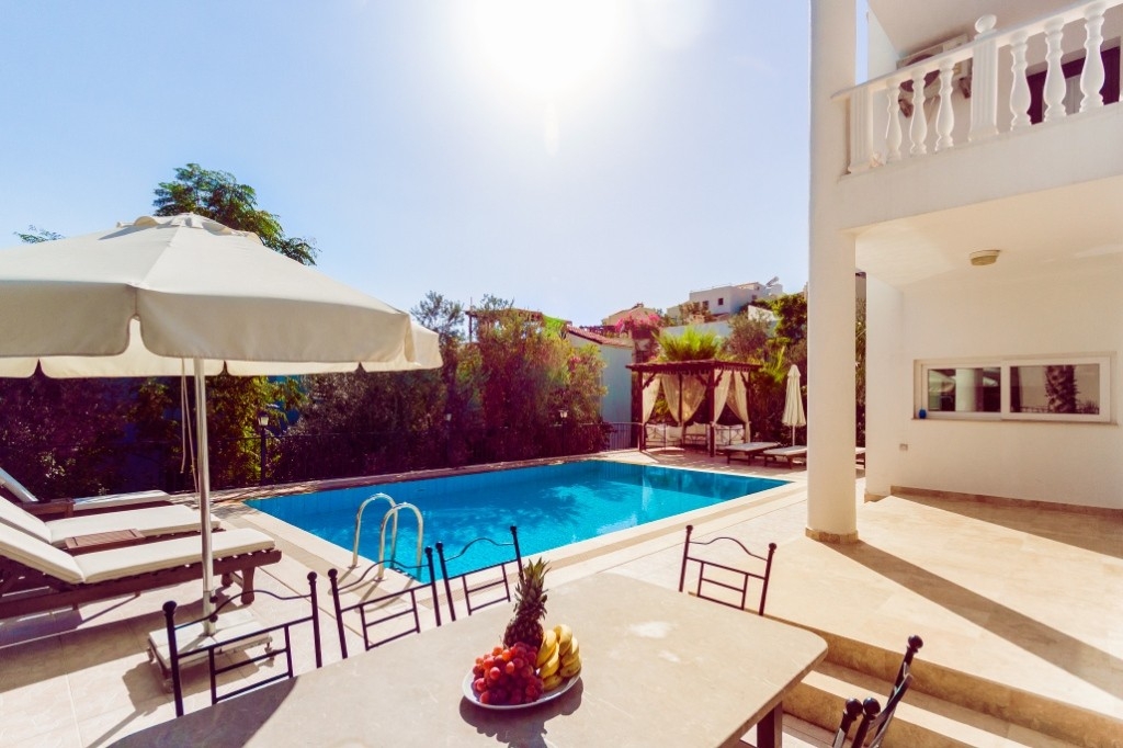 Kaş Kalkan'da Deniz Manzaralı, Özel Havuzlu, Merkezi Villa