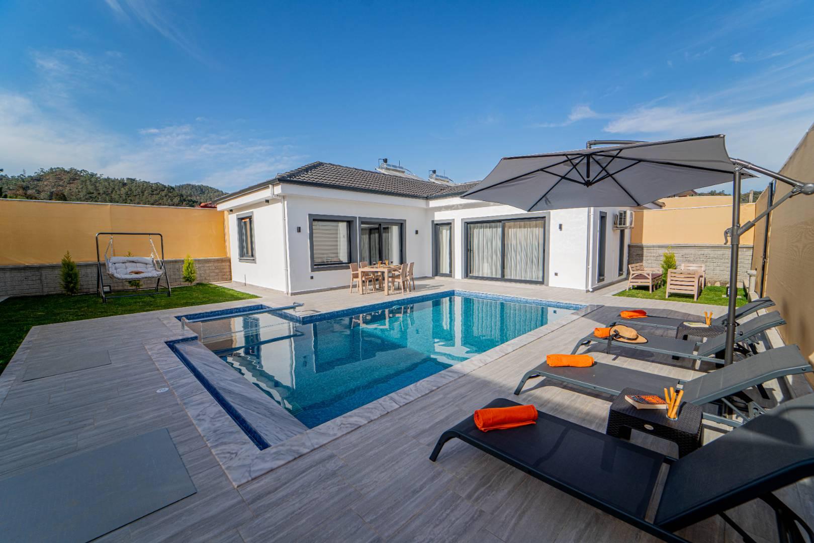 Fethiye Yanıklar'da Huzur Dolu Doğada, Özel Havuzlu, Ferah Villa-26078