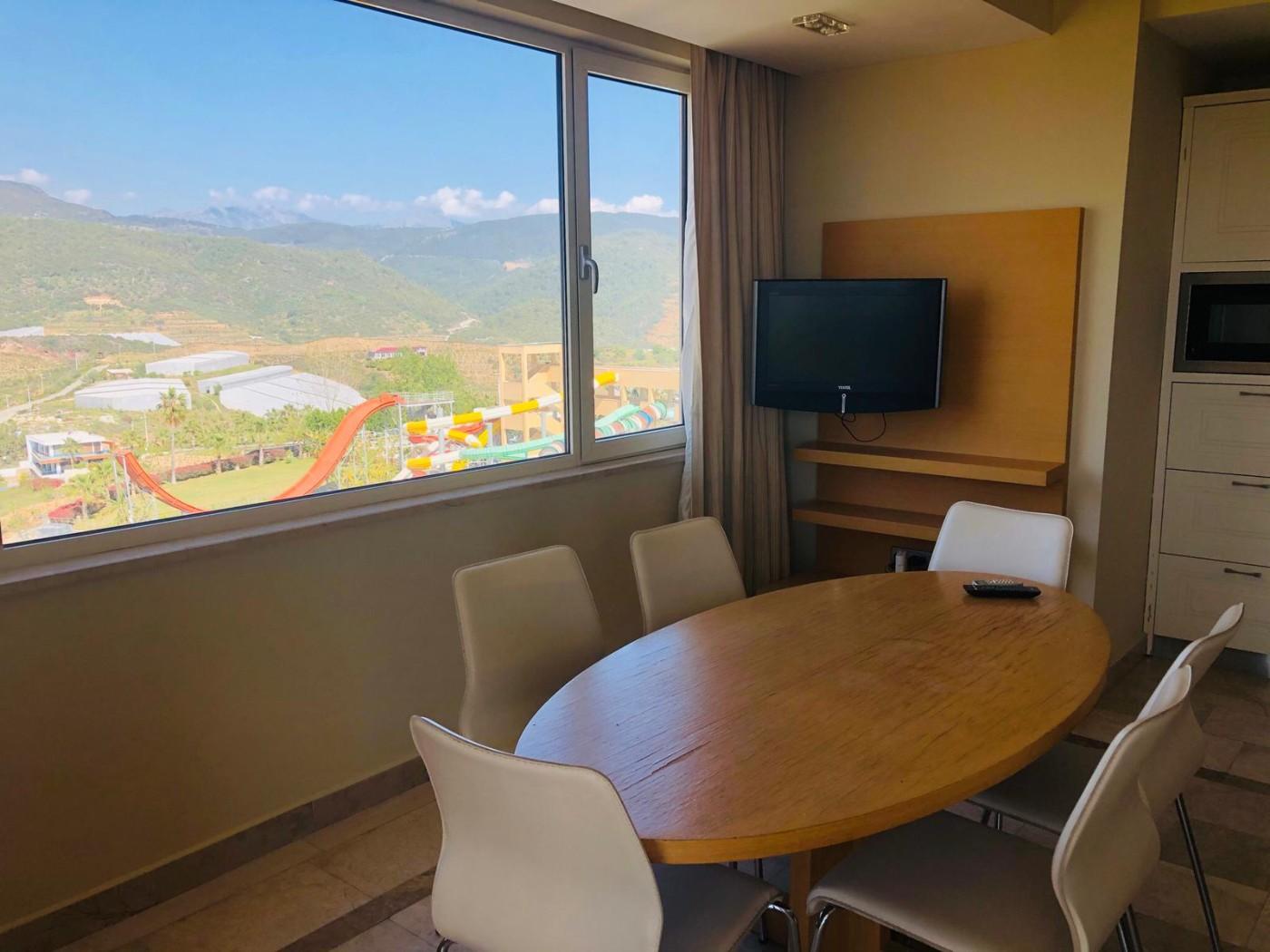 Alanya'da Ücretsiz Aqua Parka Sahip, Ortak Havuzlu, 3+1 Suit-22990