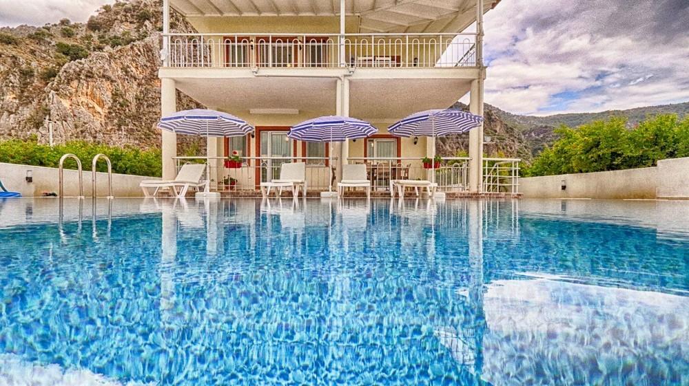 Ortaca Dalyan'da Doğa Manzaralı, Özel Havuzlu, Modern Tasarımlı Villa-19787